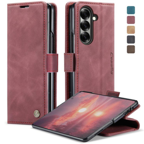 Чохол-книжка CaseMe-013 Multifunctional на Samsung Galaxy Fold 7 - червоний