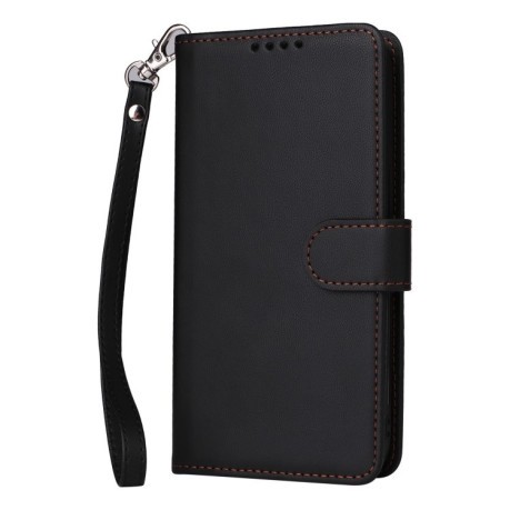 Чехол-книжка BETOPNICE BN-005 2 in 1 Detachable Imitate Genuine Leather для iPhone 16 Pro Max - черный
