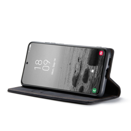 Кожаный чехол CaseMe-013 Multifunctional на Samsung Galaxy S24 - черный