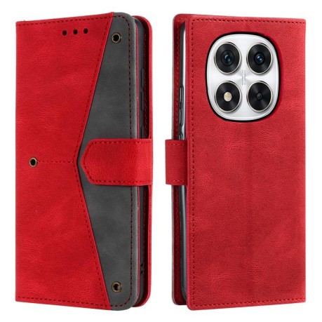 Чохол-книжка Stitching Skin Feel для Redmi Note 14 Pro 4G - червоний