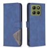 Чехол-книжка Rhombus Texture для Motorola Moto G15 - синий