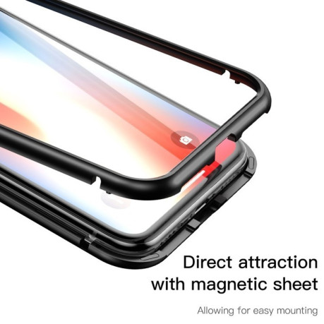 Магнитный чехол Baseus Magnetite Hardware Case для iPhone X/XS-черный
