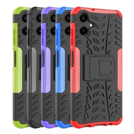 Протиударний чохол Tire Texture на Samsung Galaxy A06 4G - фиолетовый