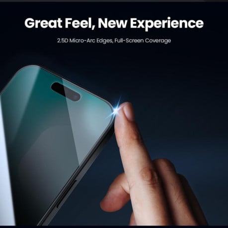 Защитное стекло NILLKIN Guardian Full Coverage Privacy на iPhone 17 Pro - черное