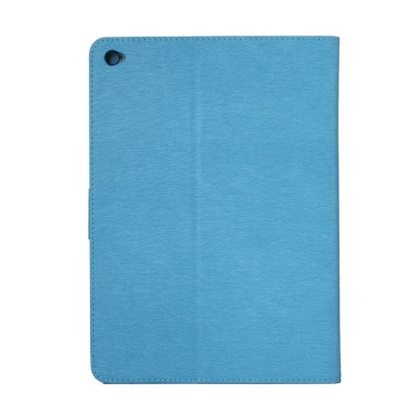 Чехол-книжка Pressed Flowers Butterfly Pattern для iPad Air 2 - голубой