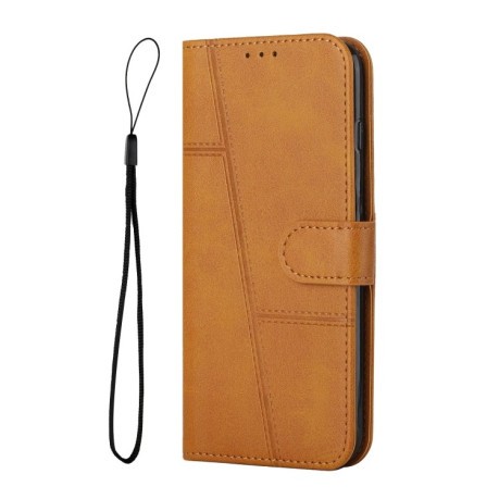 Чехол-книжка Stitching Calf Texture для OPPO A1 5G/A98/F23 5G - желтый