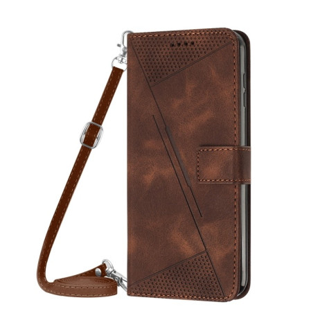 Чохол-книжка Dream Triangle Leather на Infinix Hot 50 Pro 4G - коричневий