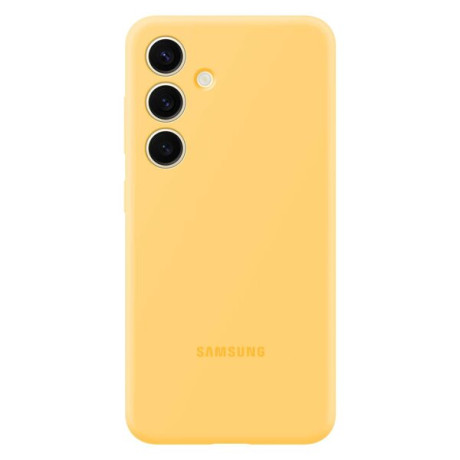 Оригинальный чехол Samsung Silicone Case для Samsung Galaxy S24+ - yellow (EF-PS926TYEGWW)