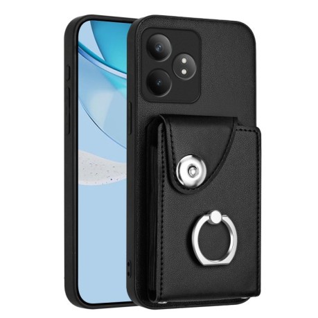 Протиударний чохол Organ Card Bag Ring Holde для Realme GT Neo6/GT 6T 5G - чорний