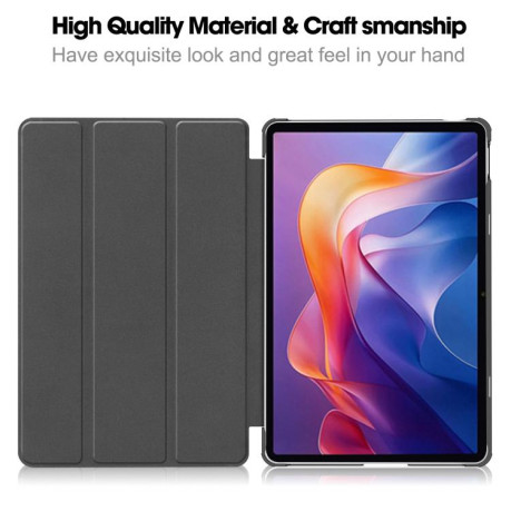 Чохол-книжка Custer Painted 3-Fold Stand Leather для Xiaomi Redmi Pad 2 - Cat