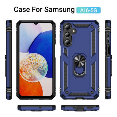 Противоударный чехол HMC 360 Degree Rotating Holder на Samsung Galaxy A16 5G - синий