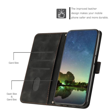 Чехол-книжка Dream Triangle Leather на Realme 14 Pro+ - черный