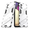 Противоударный чехол Punk Armor для Samsung Galaxy A03s - белый