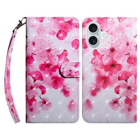 Чохол-книжка 3D Painting для iPhone 16 Plus - Flower