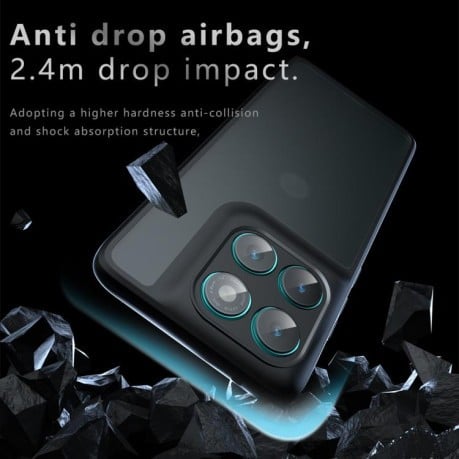 Противоударный чехол Armor Precise Hole PC Hybrid TPU для Motorola Edge 60 Pro - прозрачный