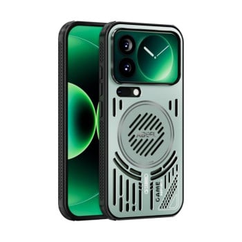 Охлаждающий чехол ABEEL Ice Fox Series с MagSafe на Xiaomi 17 Pro — светло-зелёный