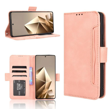 Чохол-книжка Skin Feel Calf на Infinix Note 50 4G / Note 50 Pro 4G - рожевий