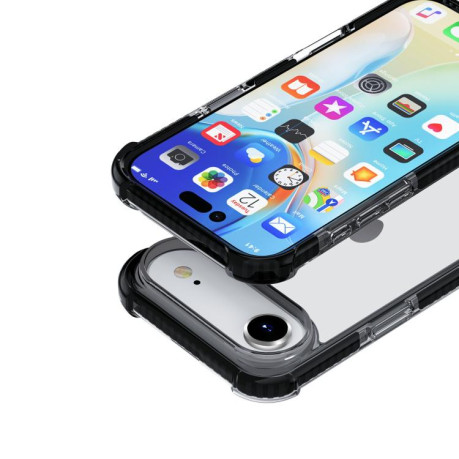 Противоударный акриловый чехол Four-corner на iPhone Air - черный