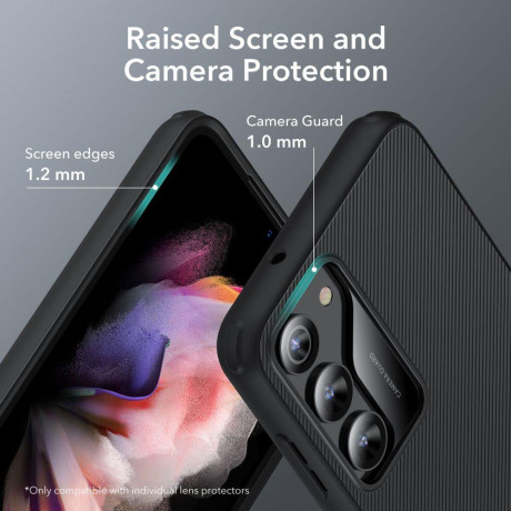 Силіконовий чохол-підставка ESR Air Shield Boost для Samsung Galaxy S23 - чорний