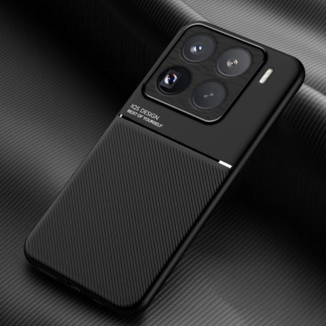Протиударний чохол Tilt Strip Grain на Xiaomi 15 Pro - чорний
