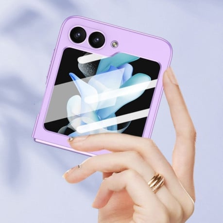 Противоударный чехол GKK Ultra-thin для Samsung Galaxy  Flip 6 5G - фиолетовый