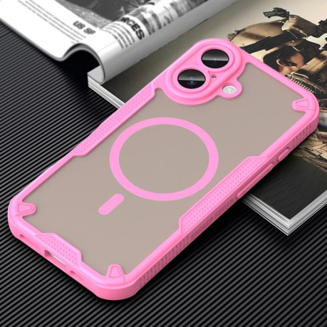Чохол Armor Glaze з MagSafe Magnetic на iPhone 17 - рожевий