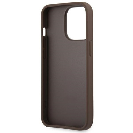 Оригінальний чохол Guess 4G Big Metal Logo для iPhone 14 Pro Max - brown