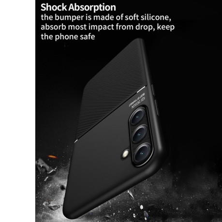 Протиударний чохол Tilt Strip Grain на Samsung Galaxy S25 Ultra 5G - зелений