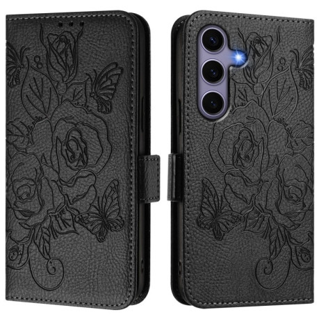 Чохол-книжка Magnetic RFID Anti-theft Leather  для Samsung Galaxy S25 5G - чорний