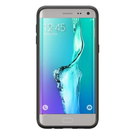 Протиударний чохол з підставкою HMC на Samsung Galaxy S6 edge+ / G928 -сріблястий