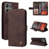 Чехол-книжка Skin Feel Life Tree для Motorola Moto G15 / G15 Power - коричневый