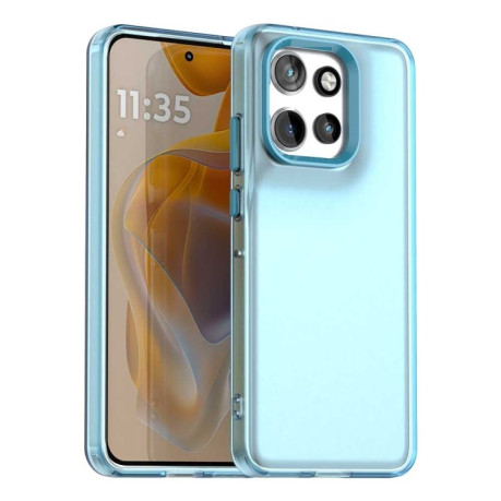 Протиударний чохол Candy Series для Motorola Edge 50 Neo 5G - синій