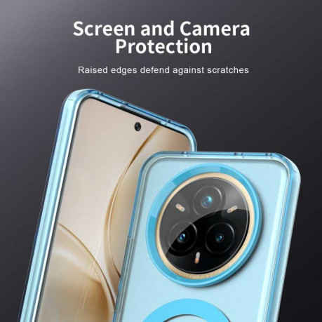 Candy Magsafe PC Hybrid TPU протиударний чохол для Realme 14 Pro+ 5G - синій