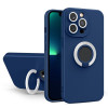 Противоударный чехол Contrast Color Holder для iPhone 14 Plus - синий