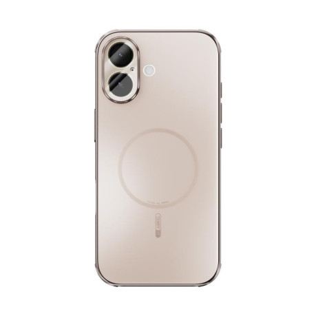 Противоударный чехол ABEEL Heat Dissipation Frosted MagSafe для iPhone 17 - золото