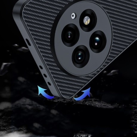 Протиударний чохол Carbon Fiber Texture Printing для OnePlus 13 - жовтий