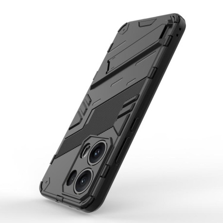 Противоударный чехол Punk Armor для OPPO Reno13 Pro 5G Global - черный