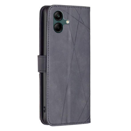 Чехол-книжка Rhombus Texture для на Samsung Galaxy M06 5G / F06 5G - черный