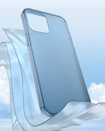 Чехол Baseus Frosted Glass для iPhone 12 Pro Max - синий