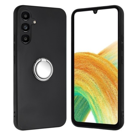 Протиударний чохол Matte with Ring Holder для Samsung Galaxy A16 5G - сріблястий