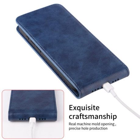 Чехол Magnetic Vertical Flip Leather для Infinix Hot 50 Pro 4G - синий