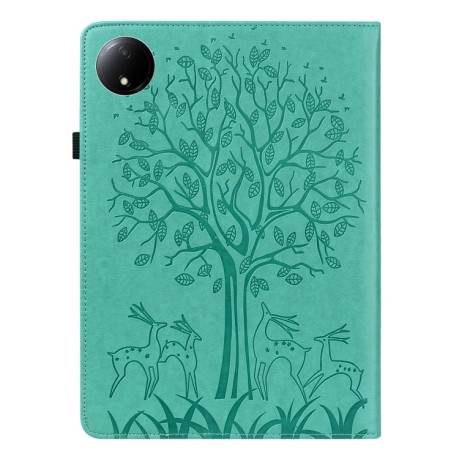 Чохол-книжка Tree Deer Embossed Leather для Xiaomi Redmi Pad SE 8.7 - зелений