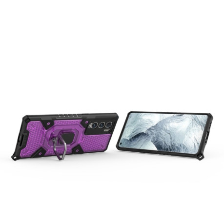 Противоударный чехол Space для Realme GT/ GT Neo 2T - фиолетовый