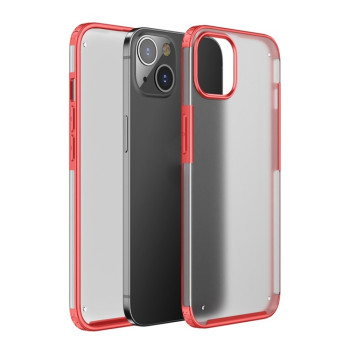 Ударозащитный чехол Four-corner на iPhone 14/13 - красный