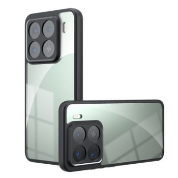 Противоударный чехол Armor Precise Hole гибрид на Xiaomi 15 Pro - прозрачный