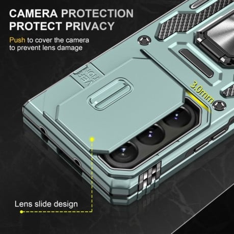 Протиударний чохол Armor Camera Shield для Samsung Galaxy Fold 6 5G - зелений