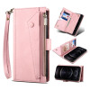 Чохол-гаманець Retro Frosted для Samsung Galaxy S22 Plus 5G - рожевий