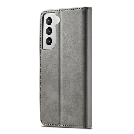 Чехол-книжка LC.IMEEKE Calf Texture для Samsung Galaxy S21 Plus - серый