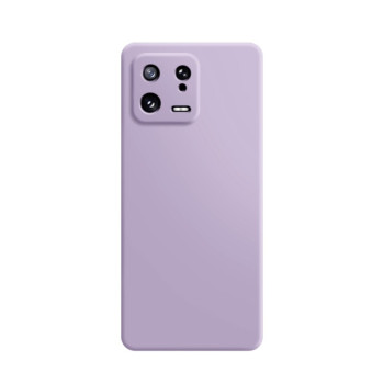 Противоударный чехол Imitation Liquid Silicone для Xiaomi 13 - фиолетовый