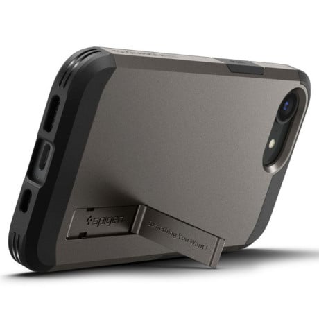 Оригинальный чехол Spigen Tough Armor MagSafe на iPhone 16e - Gray